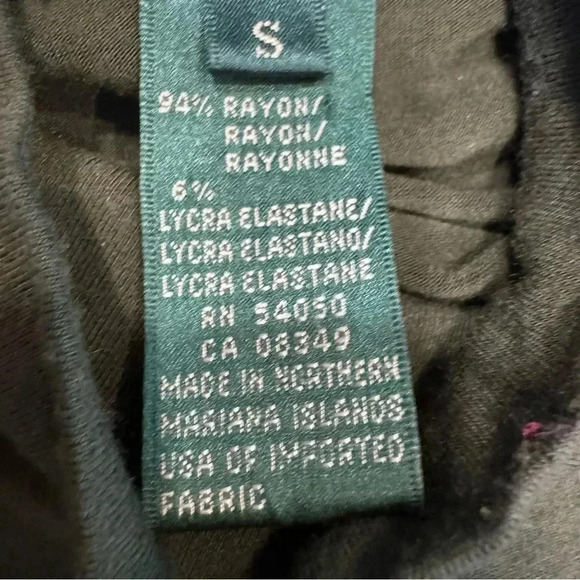 Ralph Lauren Women’s Turtleneck Short Sleeve Sweater Dark Green Size Small - Picture 6 of 7